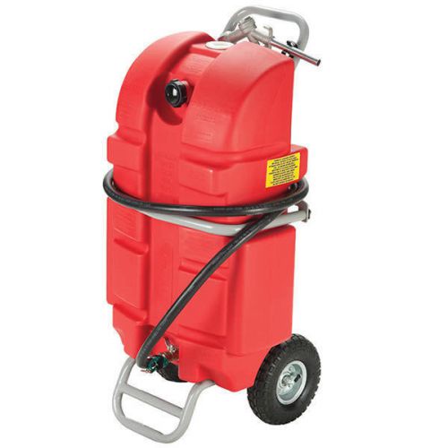 OHIO STEEL FUEL DADDY FD-25G  25 GALLON PORTABLE TANK w/ HOSE &amp; SPOUT ON WHEELS!