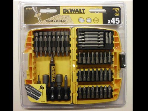 Cacciavite Dewalt Bit Gamma 45-Pc. Dt71572 Set Set