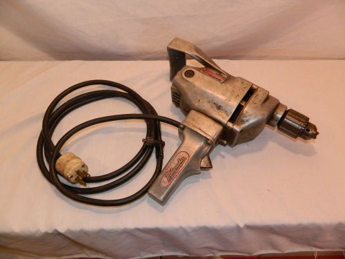 Milwaukee heavy duty contractor 1/2&#034; chuck drill &amp; key~900 rpm~6.0 amp~VIDEO!!