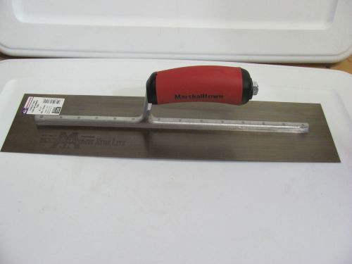 NEW MARSHALLTOWN MXS66D Concrete Finish Trowel 16&#034; X 4&#034; In Durasoft Handle Grip