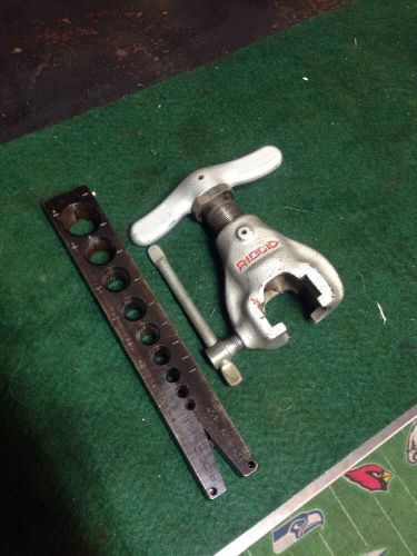 Ridgid No 459 45 Degree Pipe Tube Flaring Tool 1/8-3/4&#034;