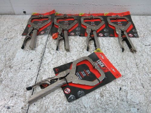 5 LOCKJAW 10201 AUTO-ADJUSTING 11&#034; PLIERS/VISE GRIPS