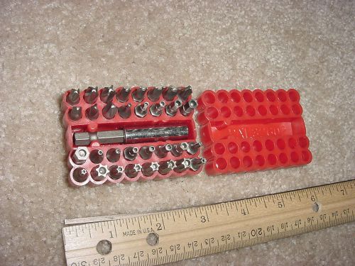 Security screwdriver- tamper proof - bit set - 32-piec for sale