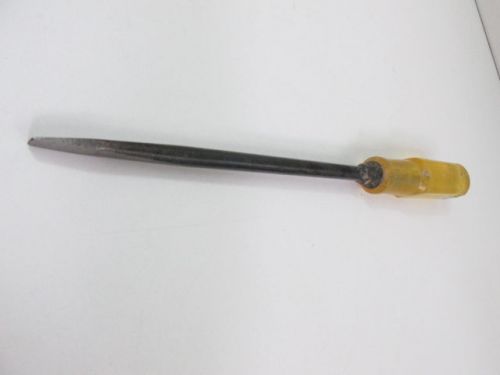 Vintage Caterpillar 12 1/2&#034; Slotted Screwdriver 9S1736 Blade 3/8&#034; Wide.