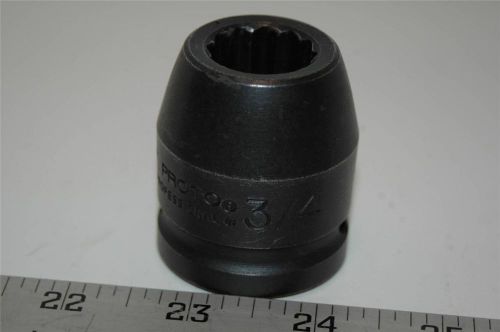 Proto Impact Socket  3/4&#034; Shallow 3/4&#039;&#039; Drive 12 Point Aviation Tool Automotive