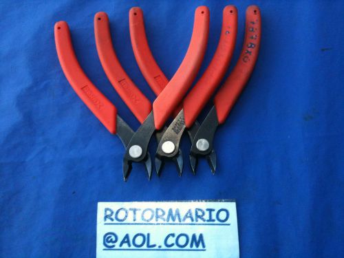 3ea.PAIRS XURO-SHEAR 2175 AVIONICS FLUSHCUT WIRE SNIPS AIRCRAFT TOOLS