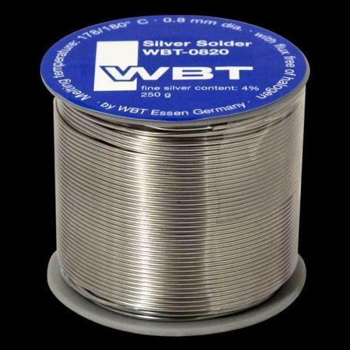 1*WBT 0820 250g 73METER 0-8mm 4%Ag silver Solder FREESHIPPING TO WORLDWIDE