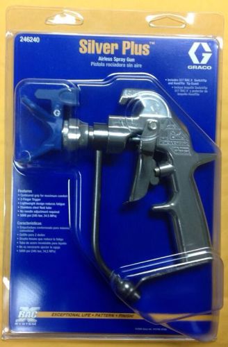 Graco 246240 Silver Plus Gun with RAC X LTX 517 Spray Tip