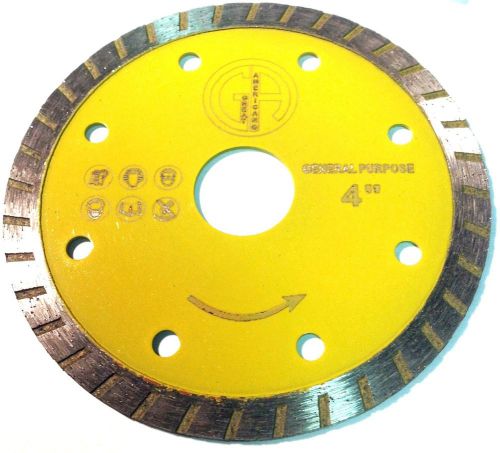 4&#034; GA Diamond Saw Blade Turbo, sintered for Granite DB3757A