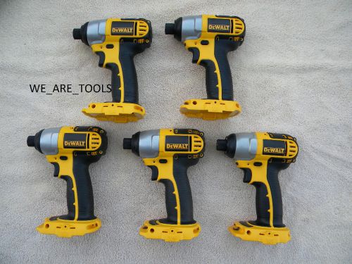 5 new dewalt 18v dc825 cordless 1/4&#034; battery impact drivers xrp 18 volt for sale