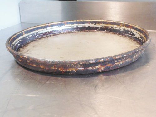 Deep dish pizza pan 14&#034; by 1.5&#034; deep seasoned straight sided self-stacking for sale