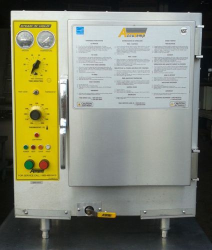 Steamer accutemp steam&#034;n&#034;hold water connection &amp; boiler less 208v/240v 1ph/3ph for sale