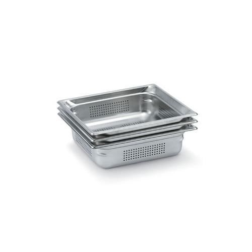 Vollrath 90023 Super Pan 3 Full Size Perforated Food Pan, 2.5&#034; Deep, 65Mm