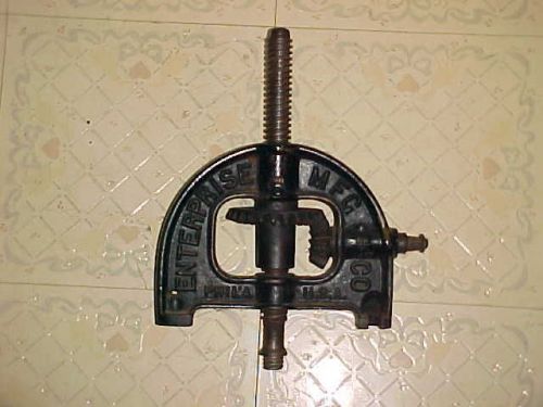 ENTERPRISE SAUSAGE STUFFER FRUIT WINE LARD APPLE PRESS 4 QUART ARCH GEARS