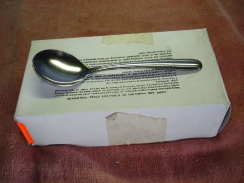 1 Lot of 12, Dominion Bouillon Spoons, 5-3/4&#034;L