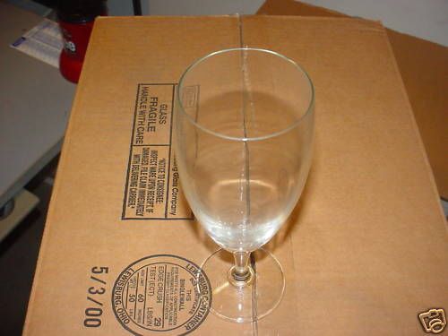 6 Anchor Hocking 14 Oz. Marbeya Tea Pilsner Glass 80228