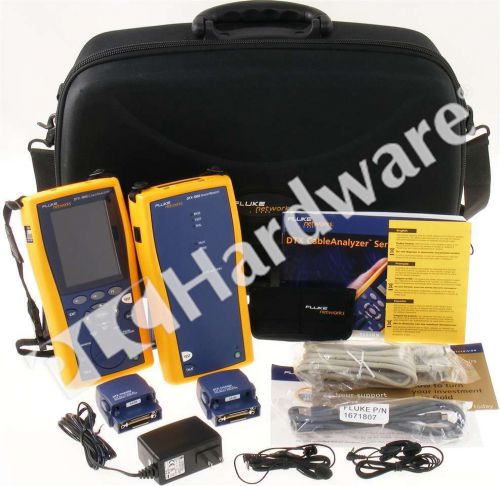 Fluke DTX-1800 Cable Analyzer DTX1800 DTX-1200 Version 2.7400 Calibration 2011