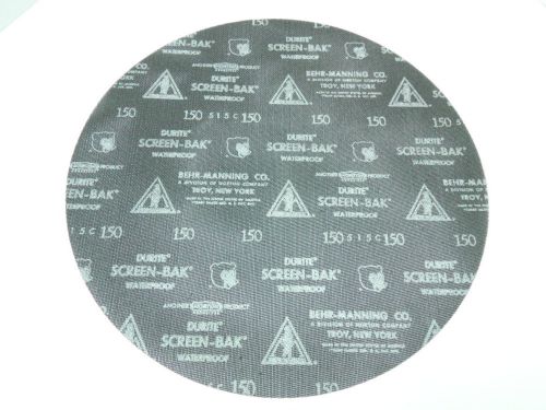 14&#034; Norton Durite Screen-Bak Waterproof Sanding Discs 150 Grit 10 Count