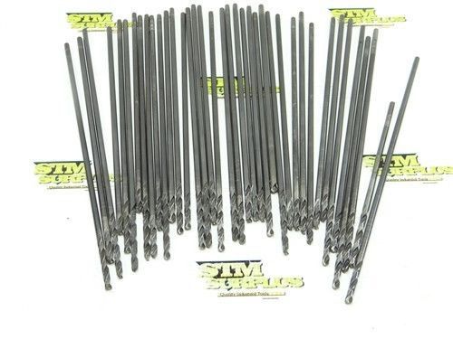 LOT OF 38 HSS EXTRA LENGTH TWIST DRILLS NO. 10 TO 7/16&#034; NEWYORK