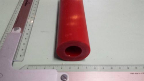 1&#034; id x 2&#034; od x 7&#034; long urethane / polyurethane 95 a red tube p/n 11220 for sale