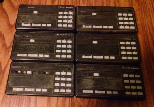 Lot of 6 Motorola Systems 9000 HCN1033D Remote Control Head Astro Spectra Syntor