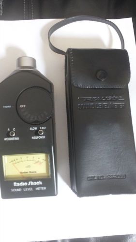 RADIOSHACK DIGITAL SOUND LEVEL METER - NOISE READING TESTER -01