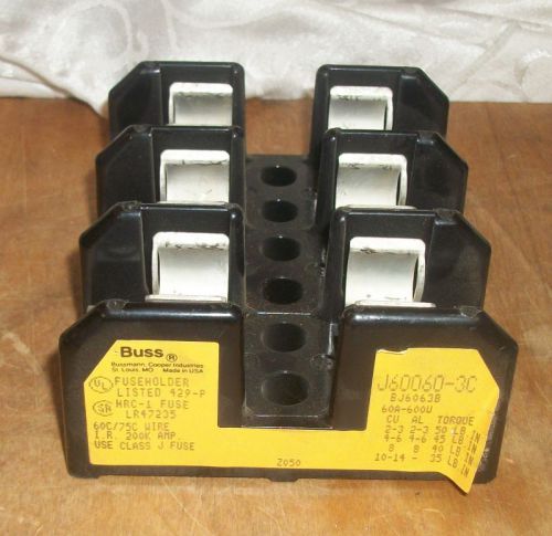 BUSSMANN J60060-3C 60A 600V FUSE BLOCK