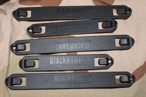 BLACKHAWK STRIKE BLACK SPEED CLIPS MOLLE SPEAR ELCS FSBE AITES RACK AOR1 AOR2