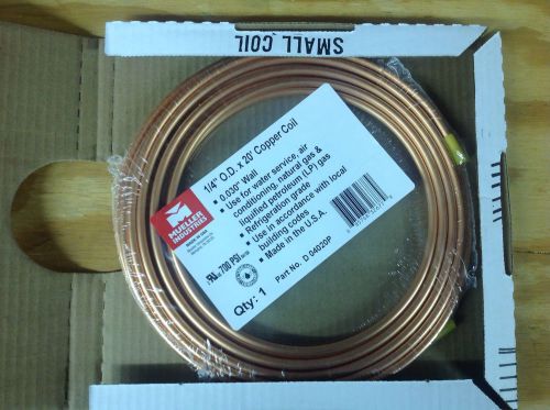 D04020P Mueller 1/4 x 20&#039; Copper Tubing Grainger 2LKK2