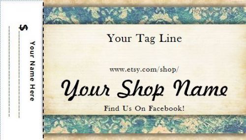 Medium size 1.5x2.5 inch printed custom craft vintage style hang price tags #003 for sale