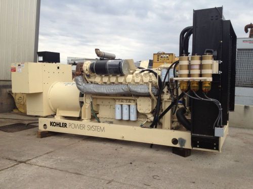 2001 kohler 810 kw generator set,  mtu series 2000, only 400-500 hours! for sale