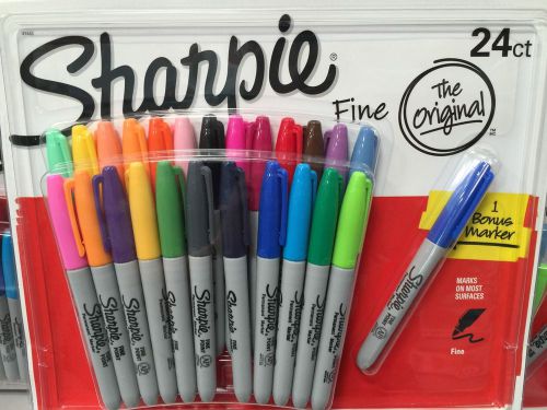 Sharpie Fine 24 Ct + 1 Bonus