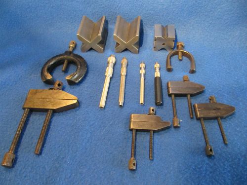 Starrett  V  Blocks  No. 268, 271,  Pin Vices  &amp; Parallel Clamps