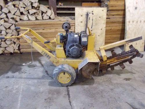 Tl100 case ditch witch vermeer trencher walk behind kohler gas engine for sale