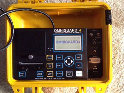 Omniguard 4 differential pressure recorder engineering solutions vacuum usb lcd for sale