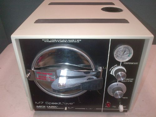 RITTER MIDMARK M7 SPEEDCLAVE  AUTOCLAVE STERILIZER GOOD RUNNING CONDITION