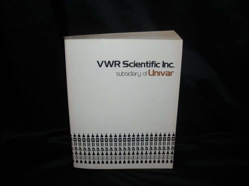 VWR SCIENTIFIC UNIVAR CATALOG 76  ASBESTOS LITIGATION ASCARITE LABRATORY LAB