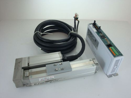 used IAI Robo Cylinder Actuator RCP3-SA3R-I-28P-2-100-P1 &amp; PCON-C-28PI-NP-2-0