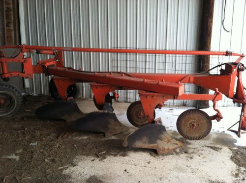 used Case semi mounted 3 bottom plow.