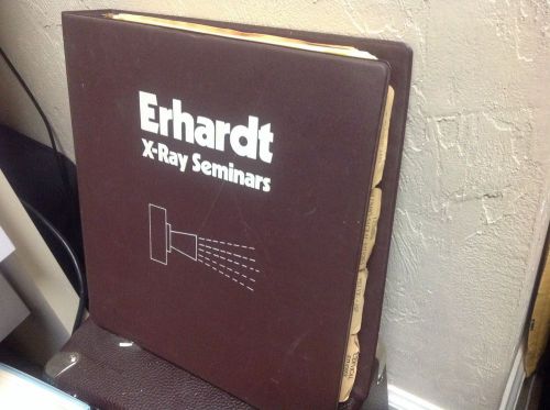 CHIROPRACTIC ERHARDT X-RAYS SEMINARS TEXTBOOK in Binder