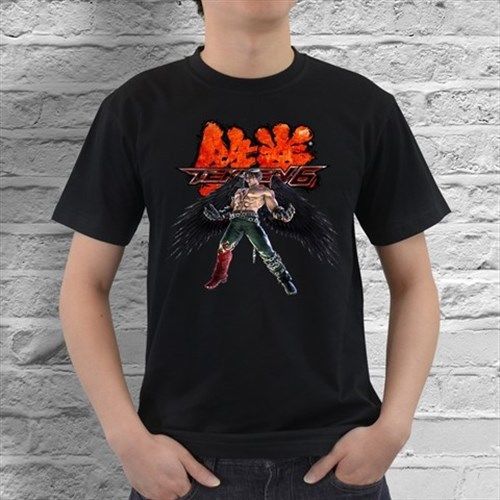 New devil jin tekken 6 mens black t-shirt size s, m, l, xl, xxl, xxxl for sale