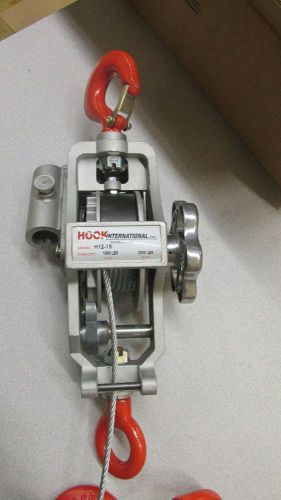 Hook International Inc. H12-15 1 Ton Cable Hoist ESL