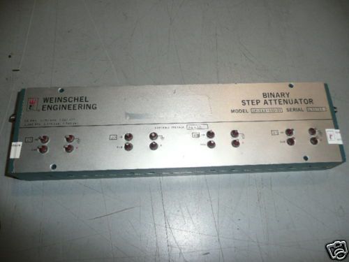 Weinschel Engineering Binary Step Attenuator - model: AF-144-110-11