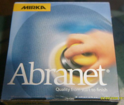 MIRKA 9N-203-320 ABRANET  3&#034; MESH SANDING DISCS 50 CT 320 GRIT