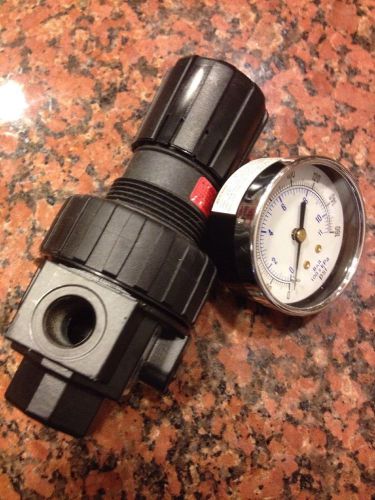 Parker 06R213AC Regulator 2-125 psi Range 3/8&#034; FIP WITH 160 PSI 2-1/2&#034; GAUGE