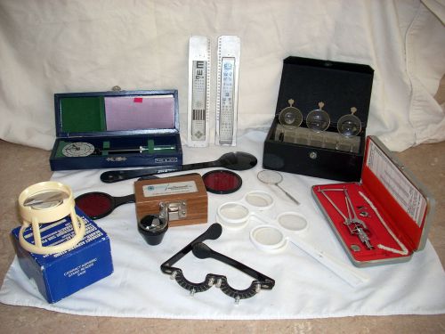 Assorted ophthalmic accessory items for sale