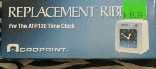 Acroprint 39-0127-000 replacement ribbon for atr120 time clock, black/red for sale