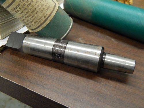 No. 3 Morse Taper with No. 2 Jacobs Taper Jacobs Original