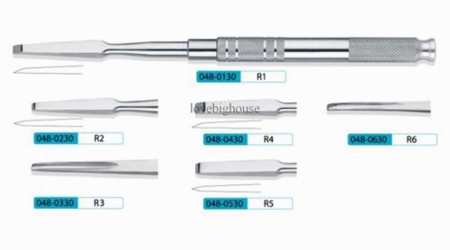 10Pcs KangQiao Dental Instrument Bone Chisel R6