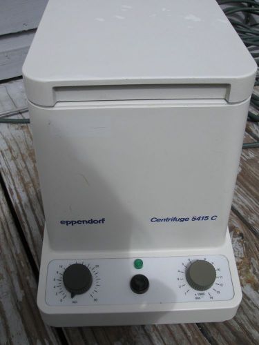 Eppendorf 5415C Micro centrifuge w rotor,  6 month warranty